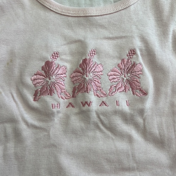 Pink Hawaii tank top - Picture 3 of 4